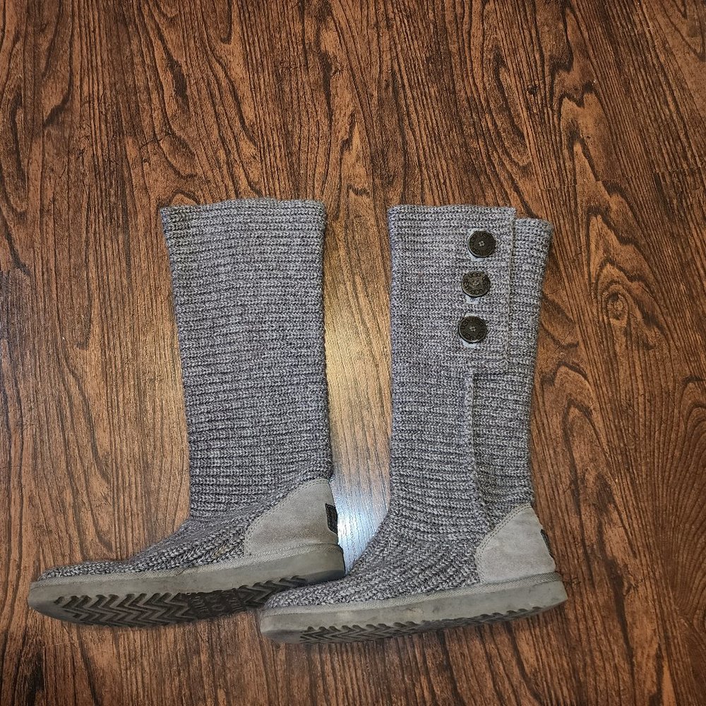 Knit UGG boots